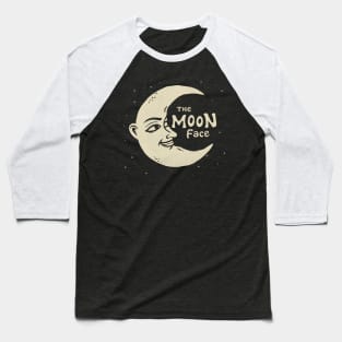 Moon Face Baseball T-Shirt